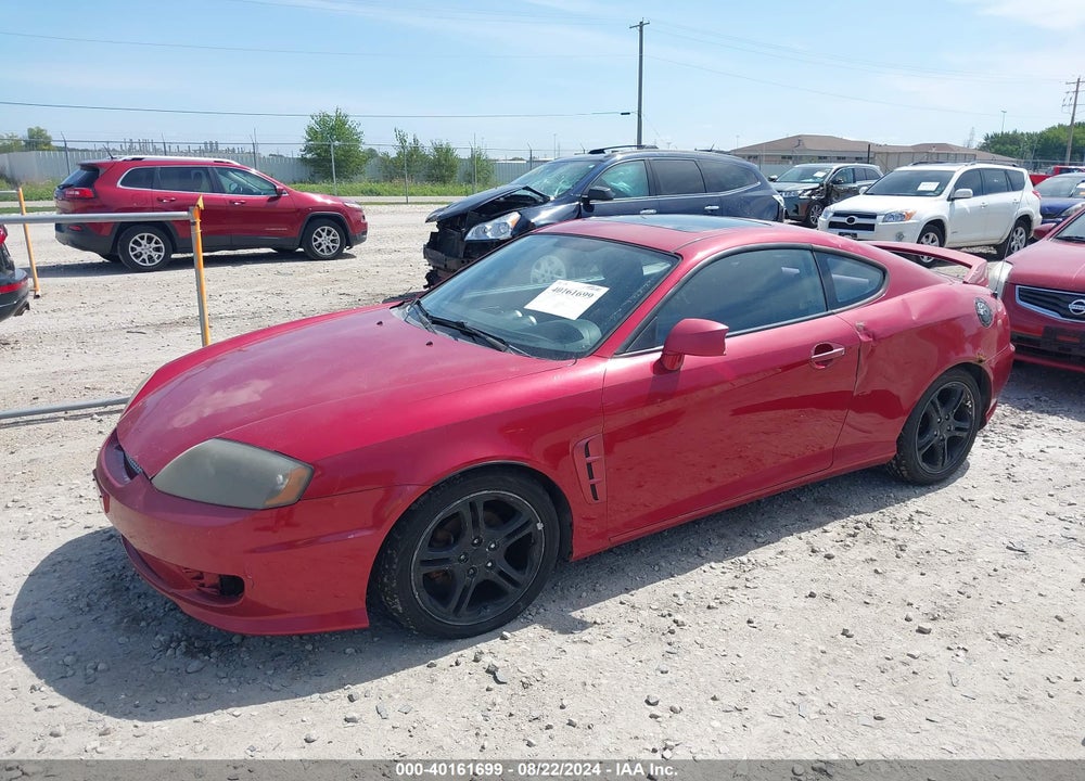 2005 HYUNDAI TIBURON GS VIN: KMHHM65D65U163687