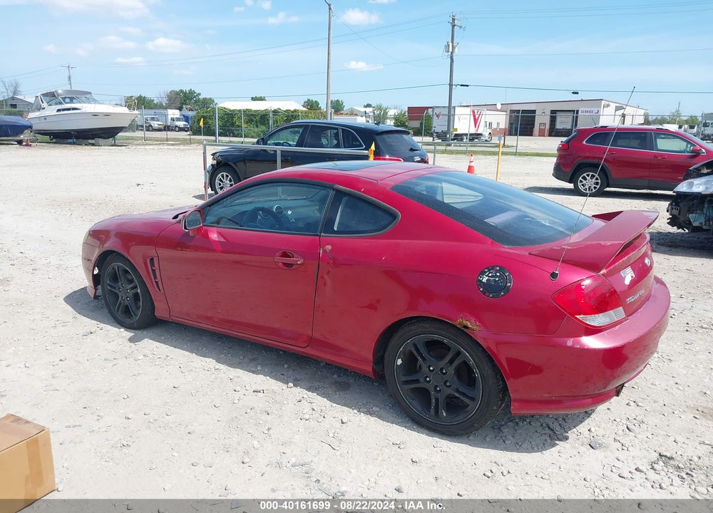 2005 HYUNDAI TIBURON GS VIN: KMHHM65D65U163687