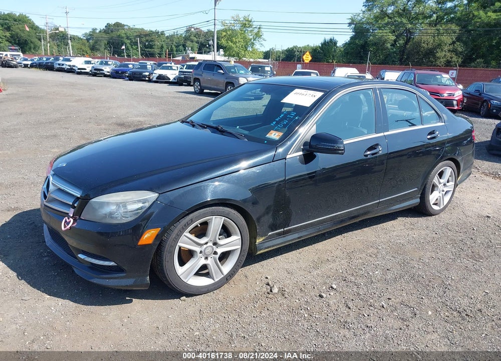 2011 MERCEDES-BENZ C 300 VIN: WDDGF8BB0BR133615