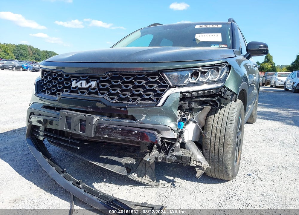 2022 KIA SORENTO X-LINE S VIN: 5XYRLDLC1NG120936