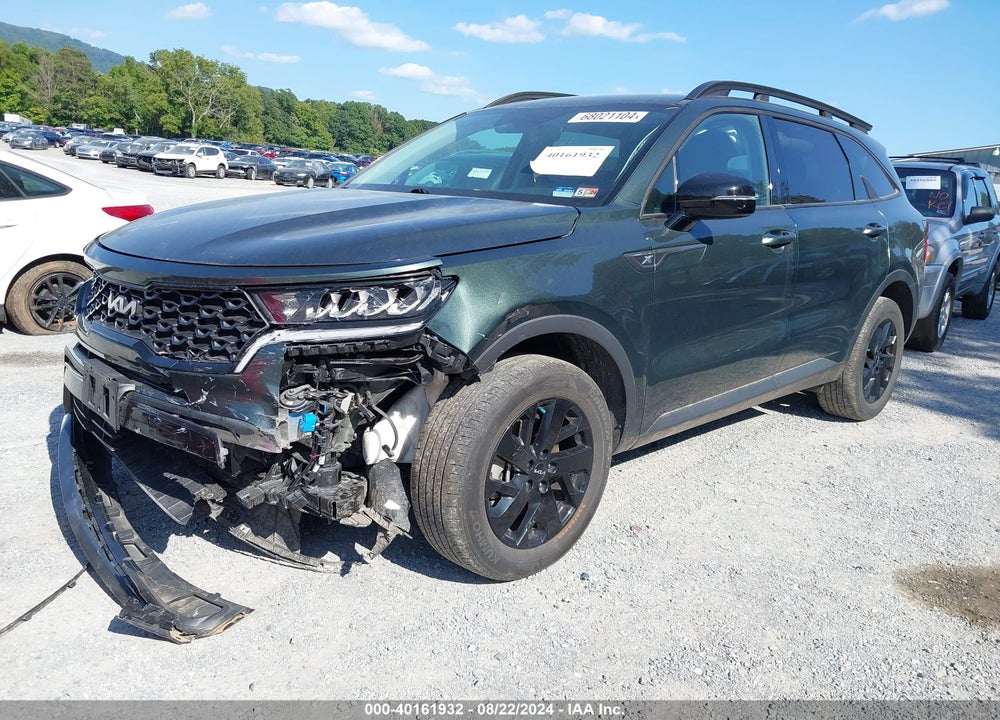 2022 KIA SORENTO X-LINE S VIN: 5XYRLDLC1NG120936