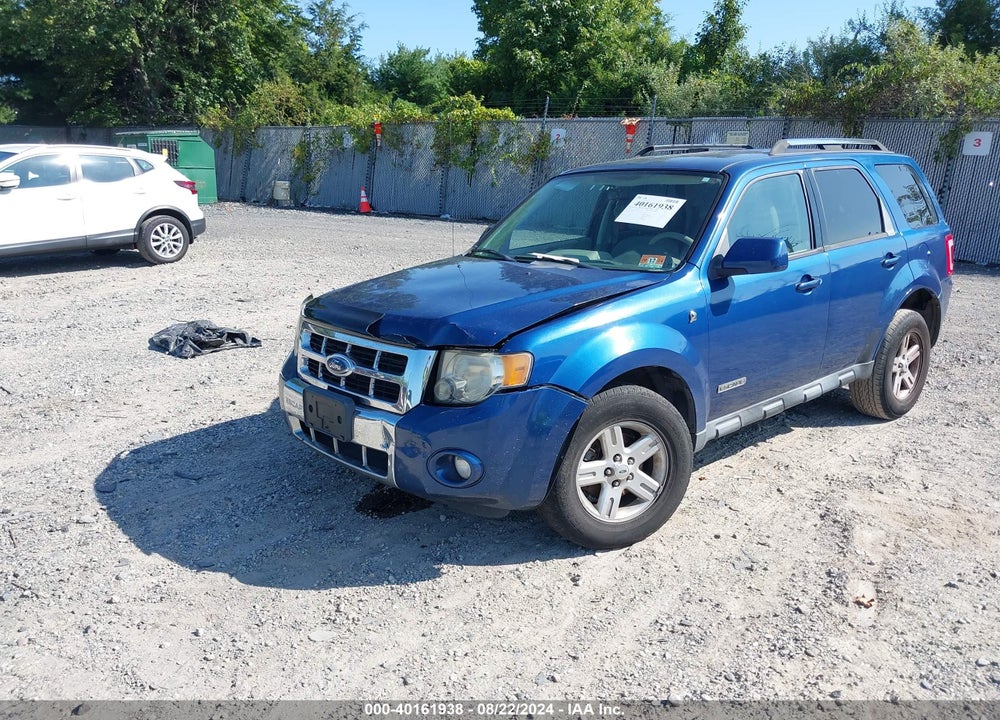 2008 FORD ESCAPE HYBRID VIN: 1FMCU59H88KA75547