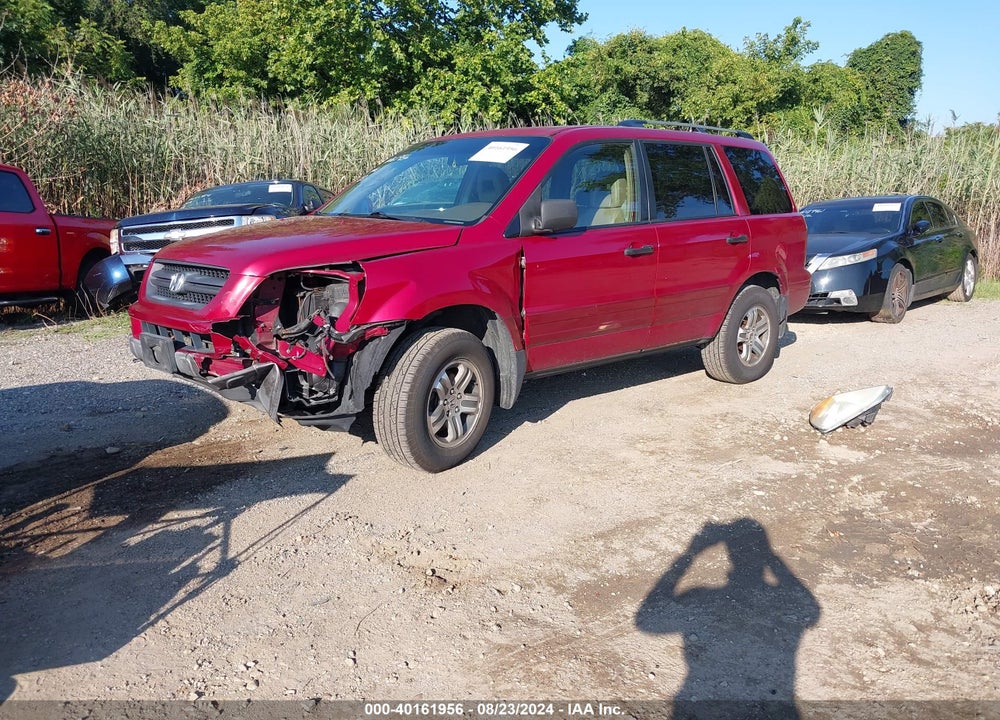 2004 HONDA PILOT VIN: 2HKYF18584H537506