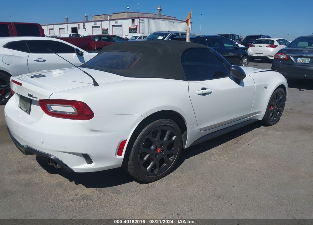 2017 FIAT 124 SPIDER ELABORAZIONE ABARTH VIN: JC1NFAEKXH0130400