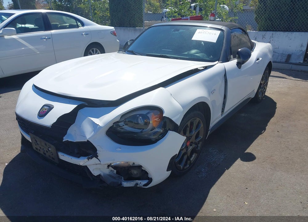 2017 FIAT 124 SPIDER ELABORAZIONE ABARTH VIN: JC1NFAEKXH0130400