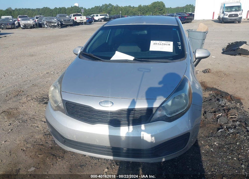 2013 KIA RIO LX VIN: KNADM4A38D6274567