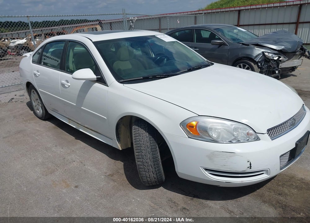 2012 CHEVROLET IMPALA LT VIN: 2G1WG5E33C1303104