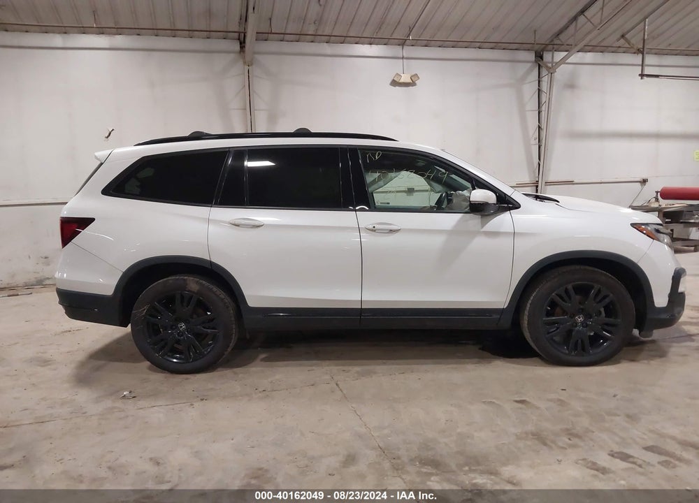 2021 HONDA PILOT AWD BLACK EDITION VIN: 5FNYF6H74MB064393