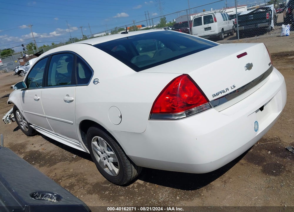 2009 CHEVROLET IMPALA LS VIN: 2G1WB57K591127569