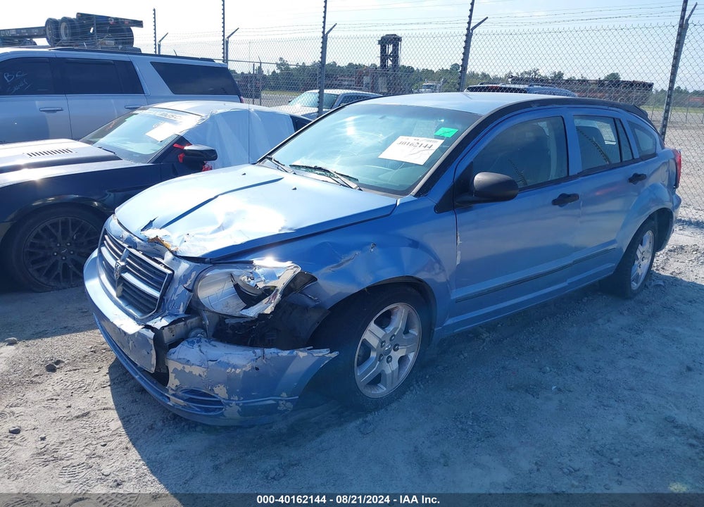 2007 DODGE CALIBER SXT VIN: 1B3HB48BX7D349276