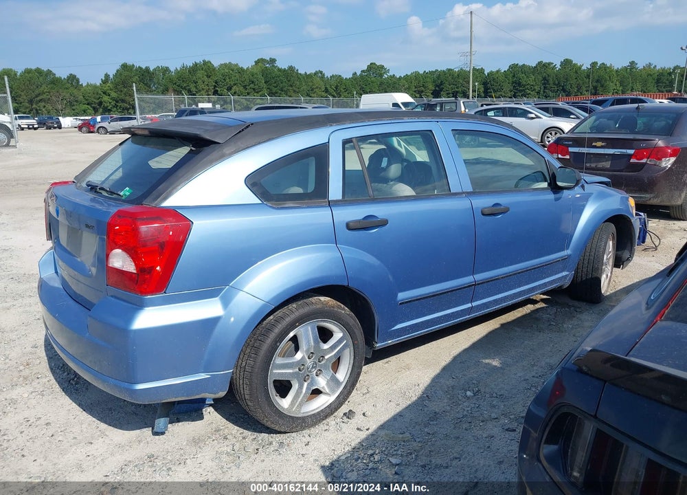 2007 DODGE CALIBER SXT VIN: 1B3HB48BX7D349276