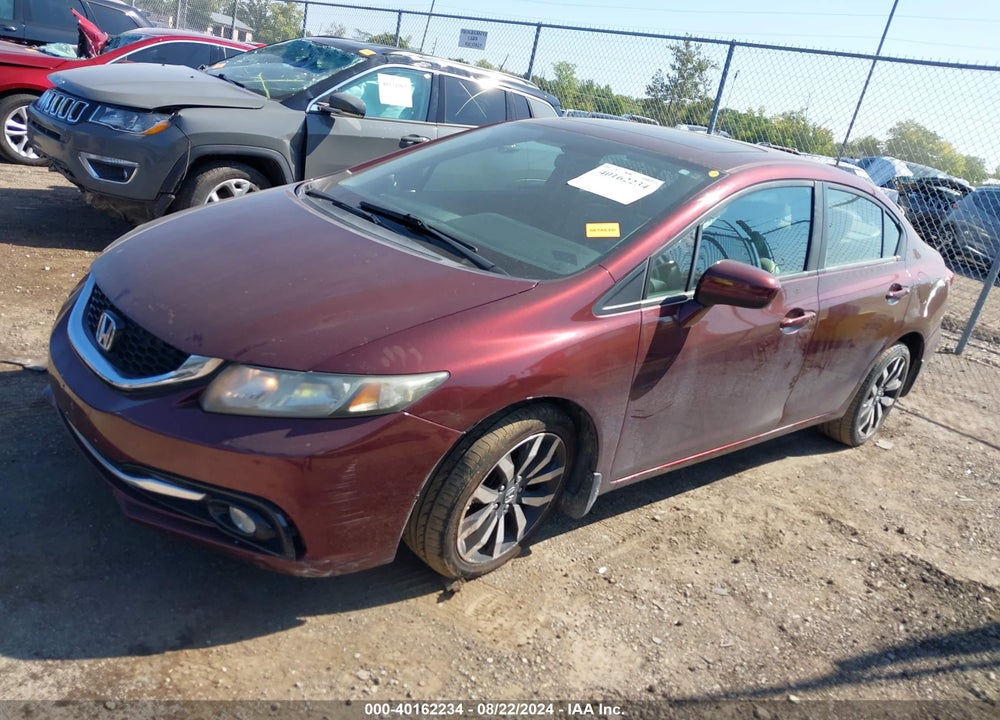 2014 HONDA CIVIC EX-L VIN: 19XFB2F90EE055973