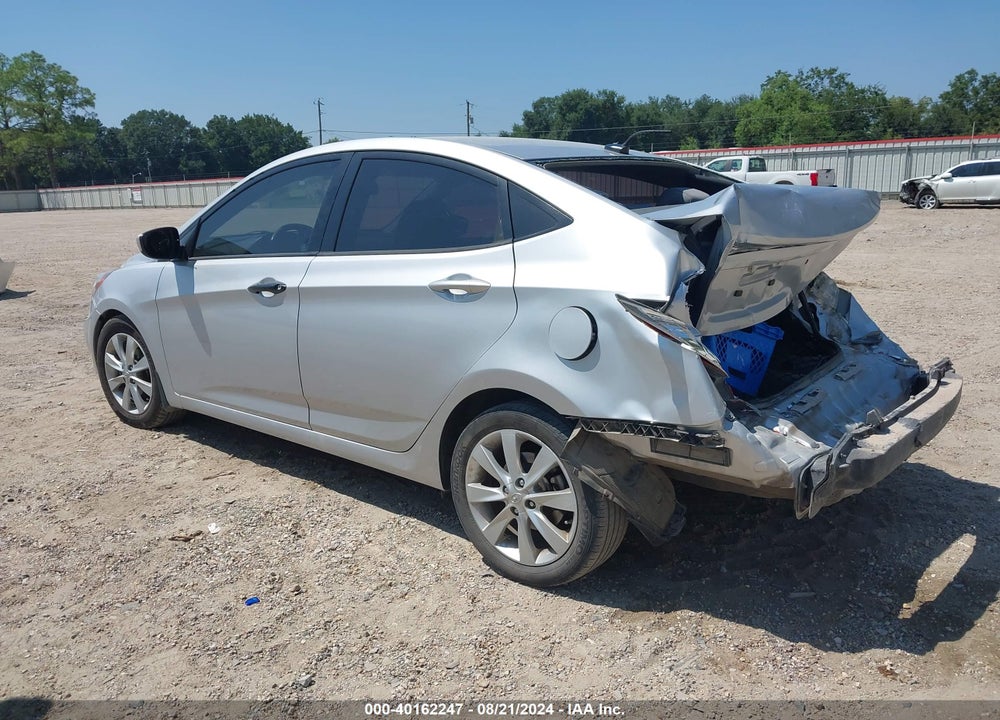 2013 HYUNDAI ACCENT GLS VIN: KMHCU4AE7DU354014