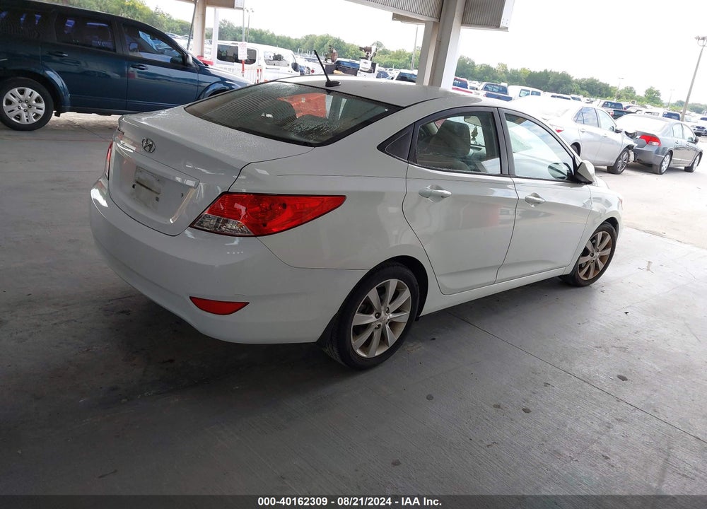 2014 HYUNDAI ACCENT GLS VIN: KMHCU4AEXEU717858