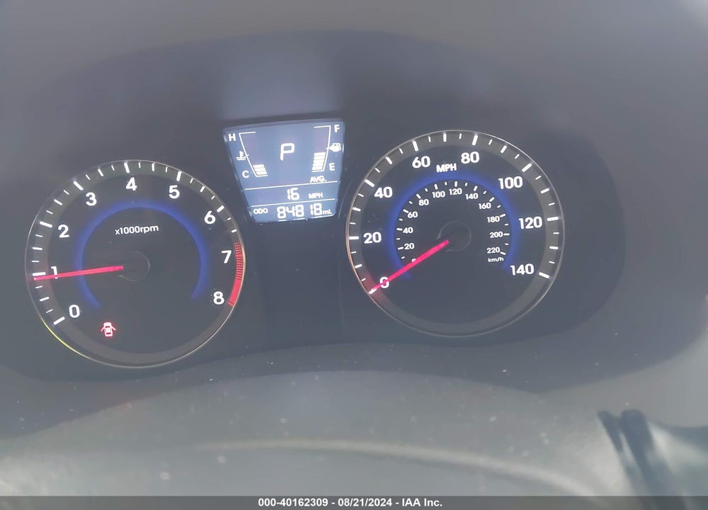 2014 HYUNDAI ACCENT GLS VIN: KMHCU4AEXEU717858