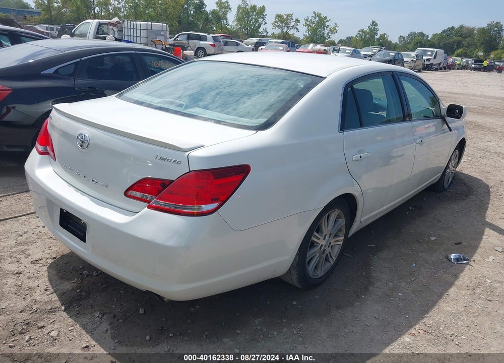 2007 TOYOTA AVALON LIMITED VIN: 4T1BK36B67U241086