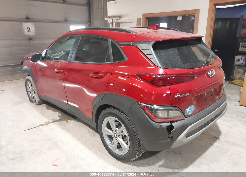 2022 HYUNDAI KONA SEL VIN: KM8K6CAB5NU808509