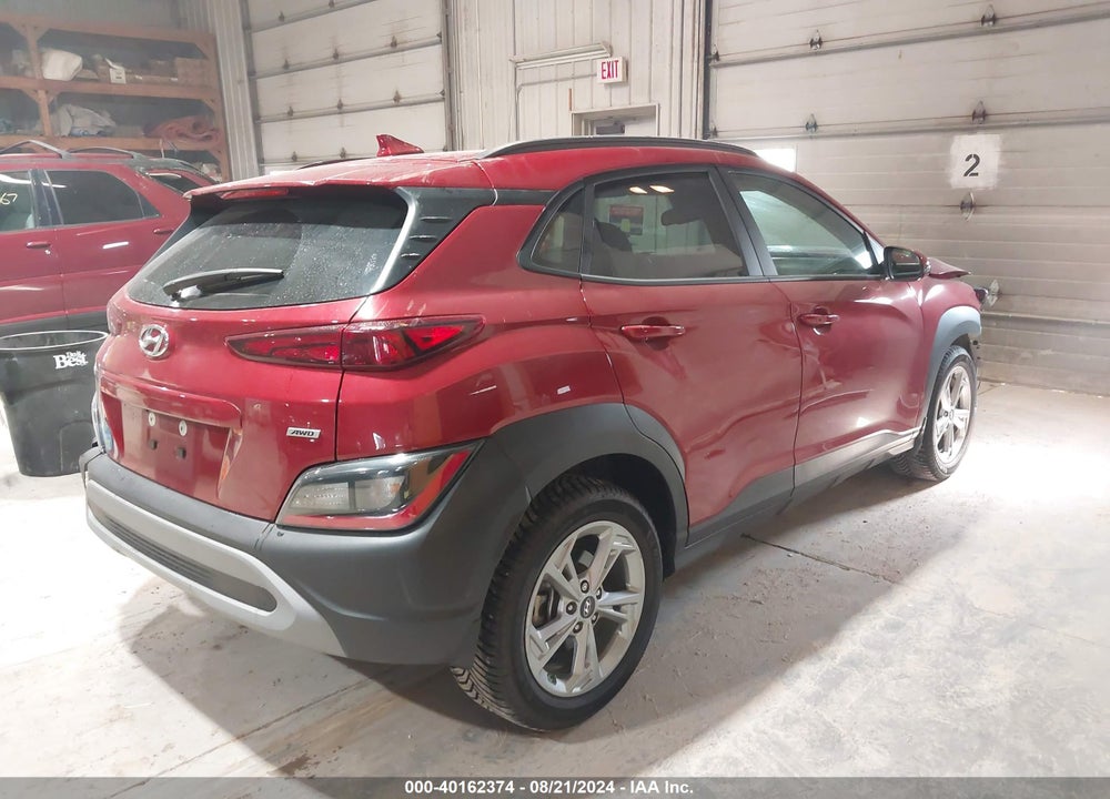 2022 HYUNDAI KONA SEL VIN: KM8K6CAB5NU808509