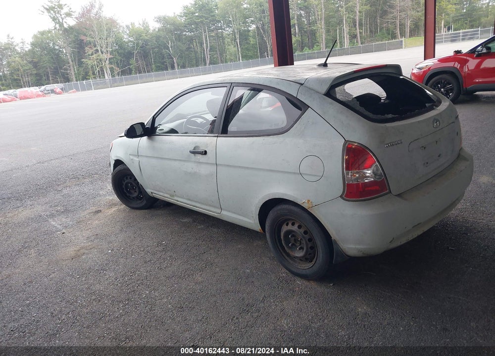2009 HYUNDAI ACCENT GS VIN: KMHCM36C79U113630
