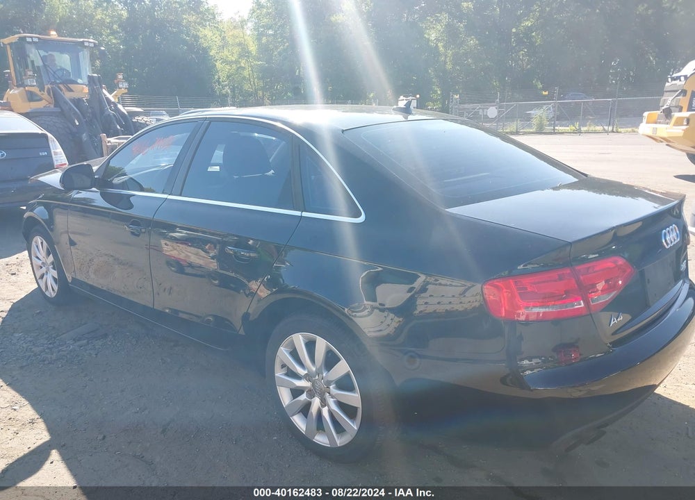 2009 AUDI A4 2.0T PREMIUM VIN: WAUSF78K49N039404