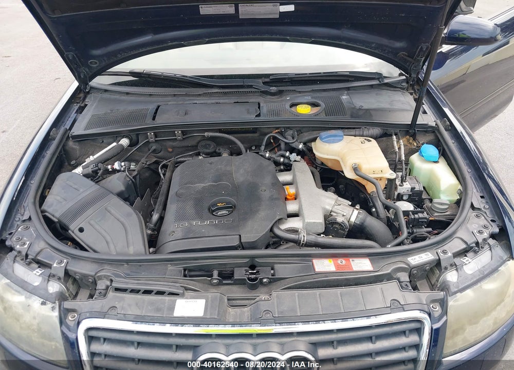 2005 AUDI A4 1.8T VIN: WAUAC48H55K020900