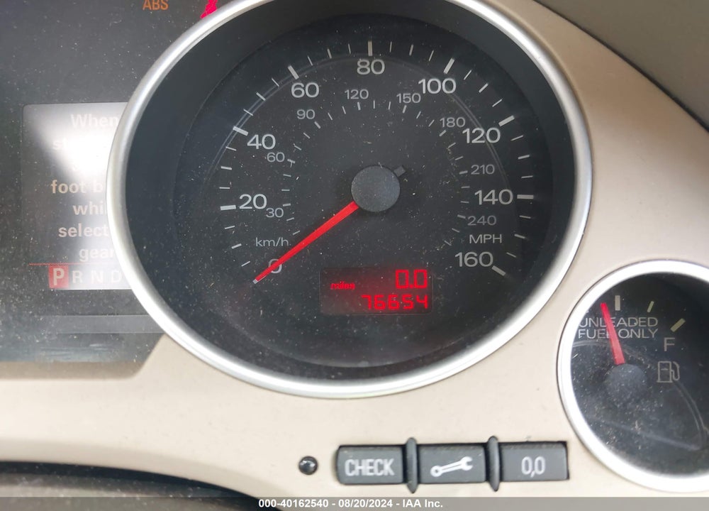 2005 AUDI A4 1.8T VIN: WAUAC48H55K020900