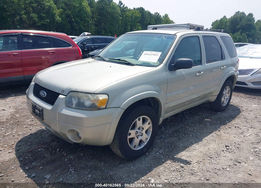 2005 FORD ESCAPE LIMITED VIN: 1FMYU94155KD75260