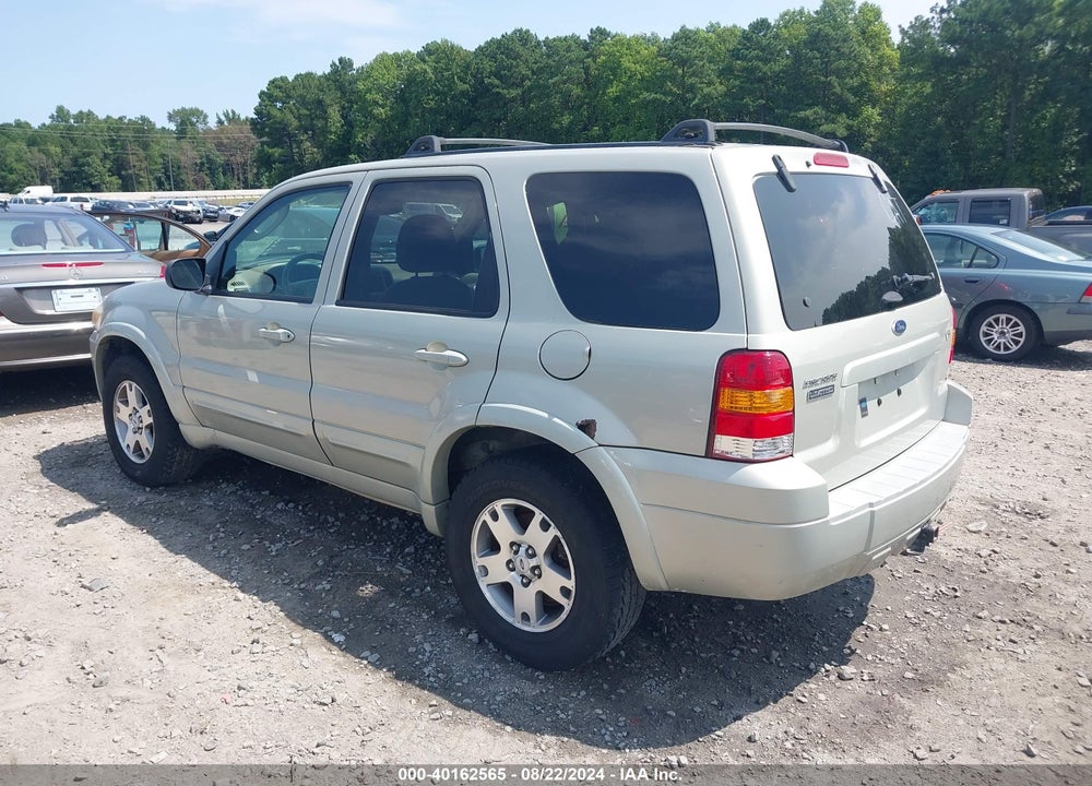 2005 FORD ESCAPE LIMITED VIN: 1FMYU94155KD75260