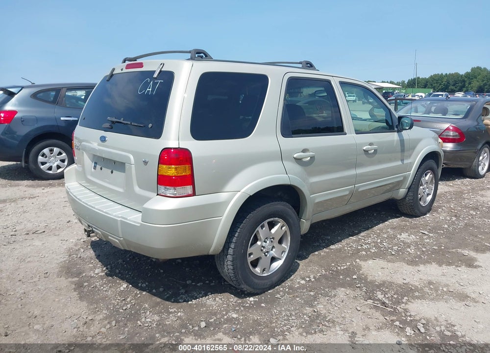 2005 FORD ESCAPE LIMITED VIN: 1FMYU94155KD75260