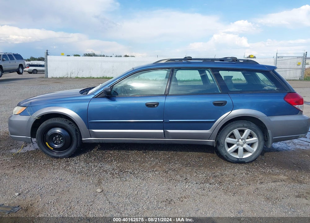 2008 SUBARU OUTBACK 2.5I/2.5I L.L. BEAN EDITION VIN: 4S4BP61C087314195