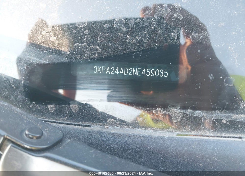2022 KIA RIO S VIN: 3KPA24AD2NE459035