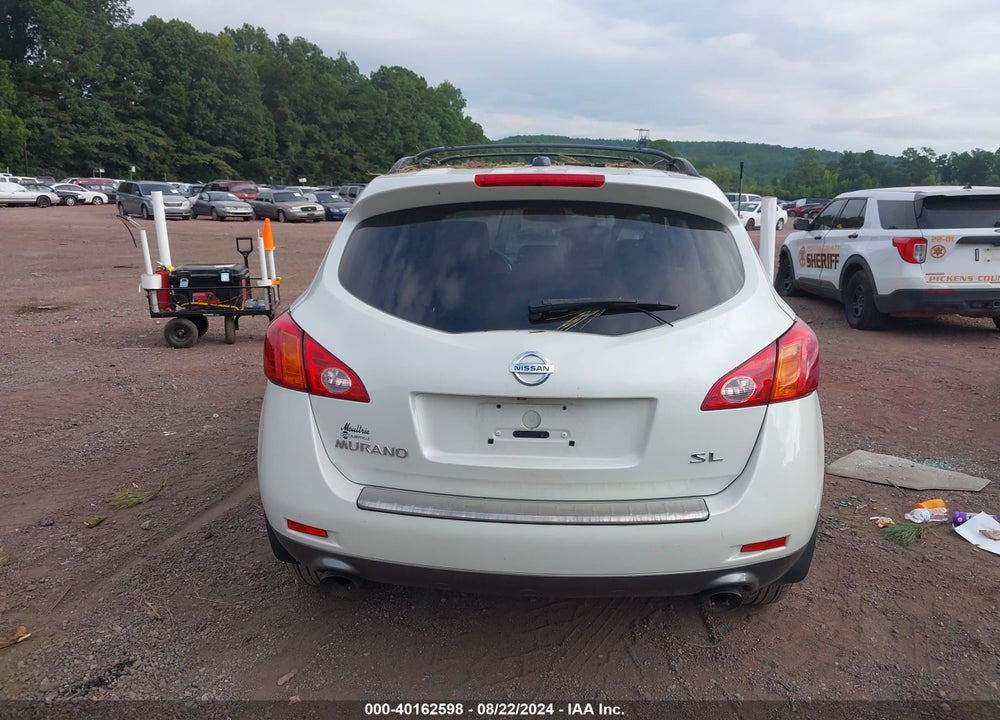 2010 NISSAN MURANO SL VIN: JN8AZ1MU5AW010877
