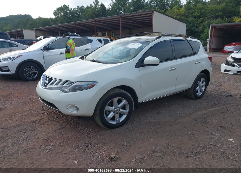 2010 NISSAN MURANO SL VIN: JN8AZ1MU5AW010877