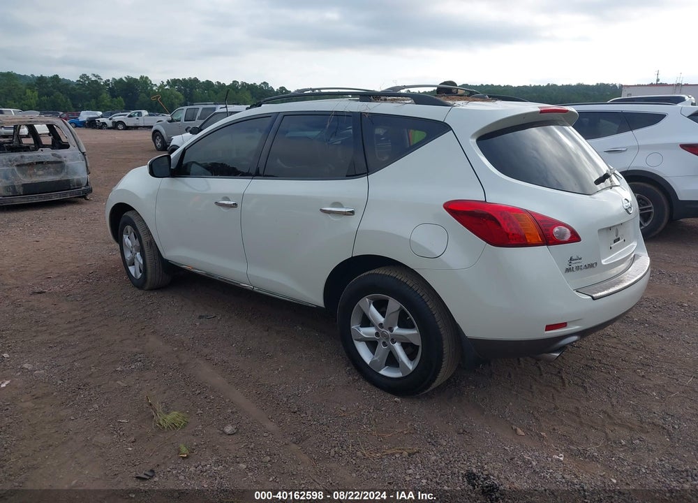 2010 NISSAN MURANO SL VIN: JN8AZ1MU5AW010877