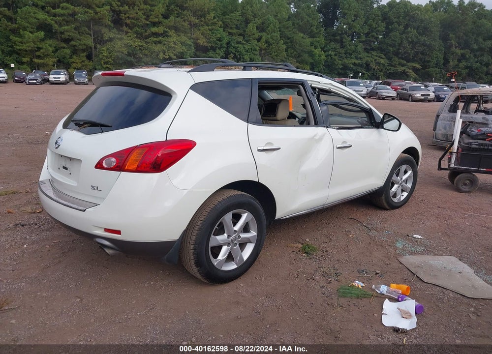 2010 NISSAN MURANO SL VIN: JN8AZ1MU5AW010877