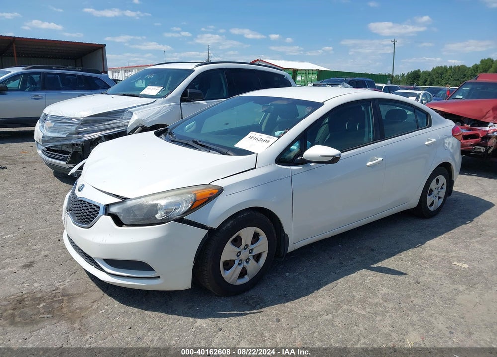 2016 KIA FORTE LX VIN: KNAFX4A67G5521792
