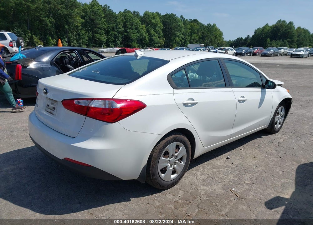 2016 KIA FORTE LX VIN: KNAFX4A67G5521792