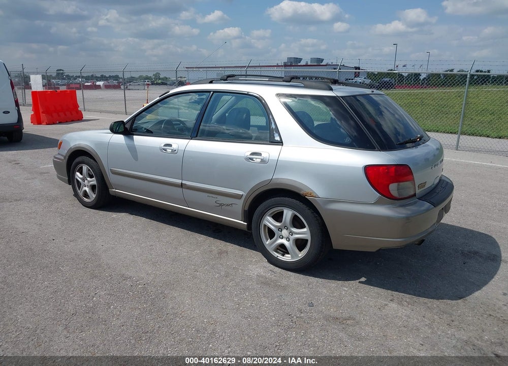 2002 SUBARU IMPREZA OUTBACK SPORT VIN: JF1GG68562H824687