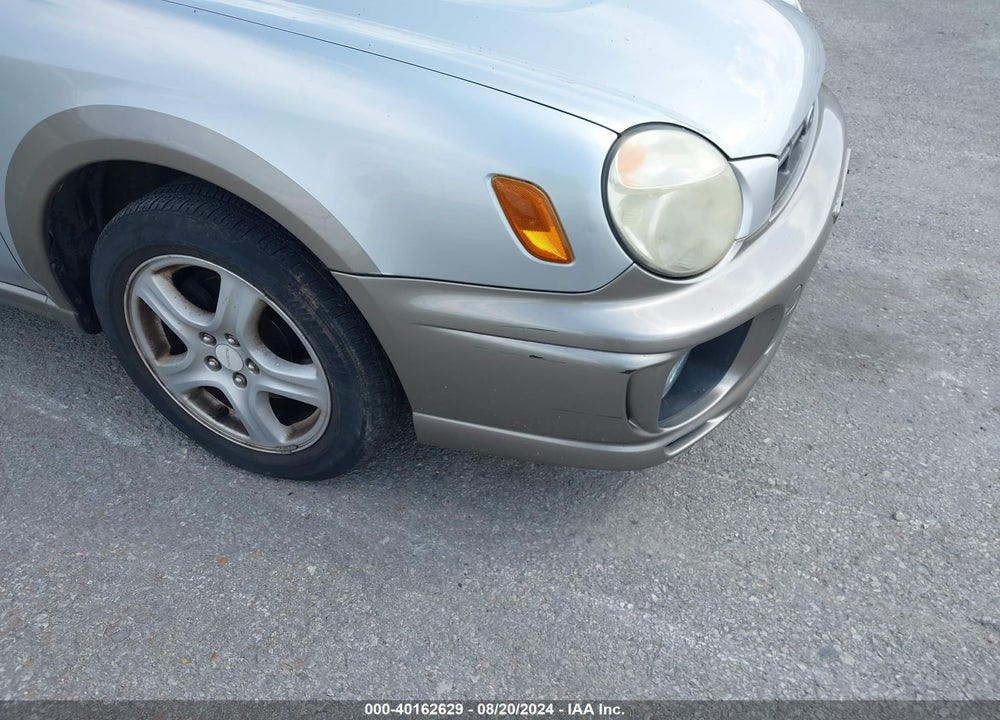 2002 SUBARU IMPREZA OUTBACK SPORT VIN: JF1GG68562H824687