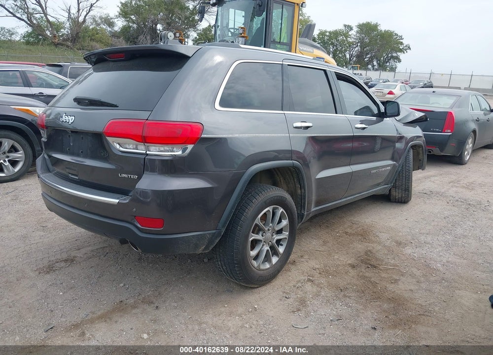 2016 CHEROKEE JEEP GRAND  LIMITED VIN: 1C4RJFBG1GC381531
