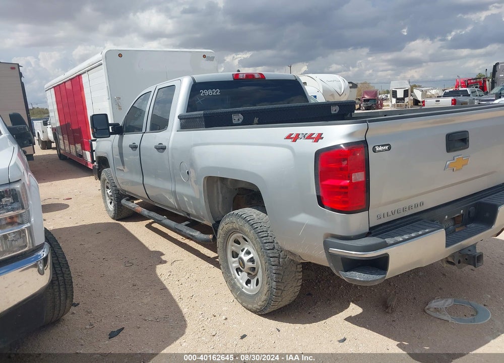 2018 CHEVROLET SILVERADO 2500HD VIN: 1GC2KUEG1JZ329822