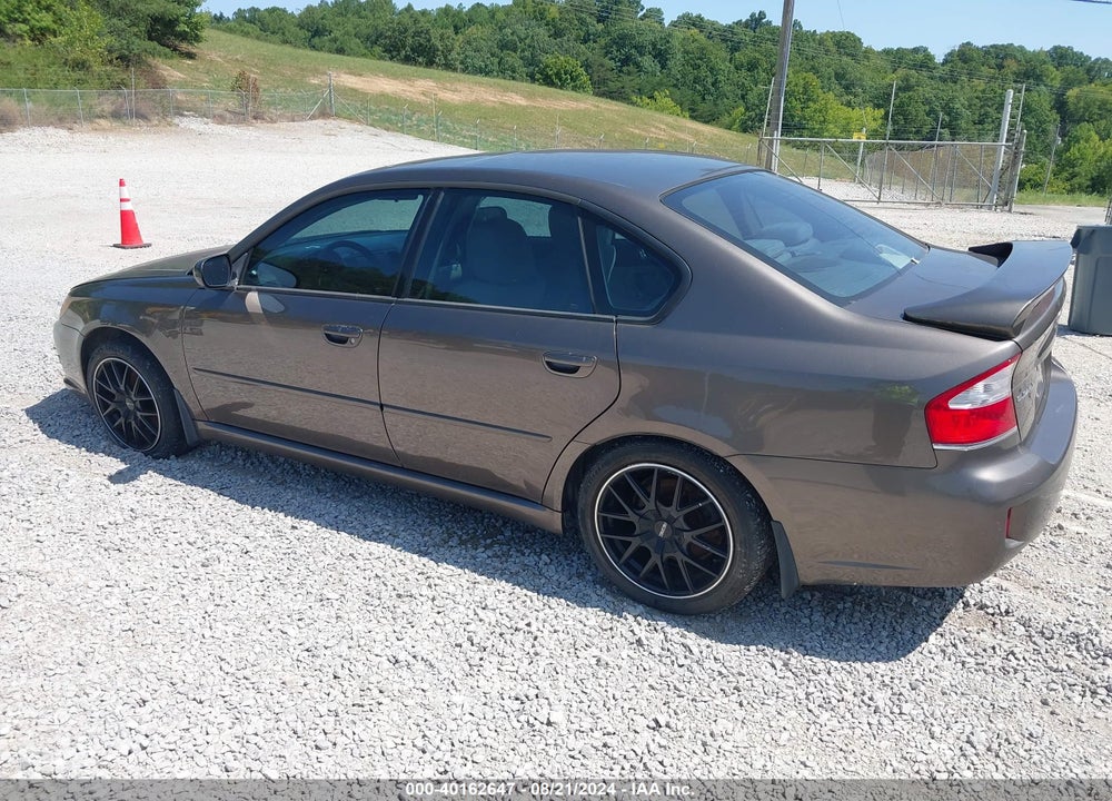 2009 SUBARU LEGACY 2.5I VIN: 4S3BL616597233138
