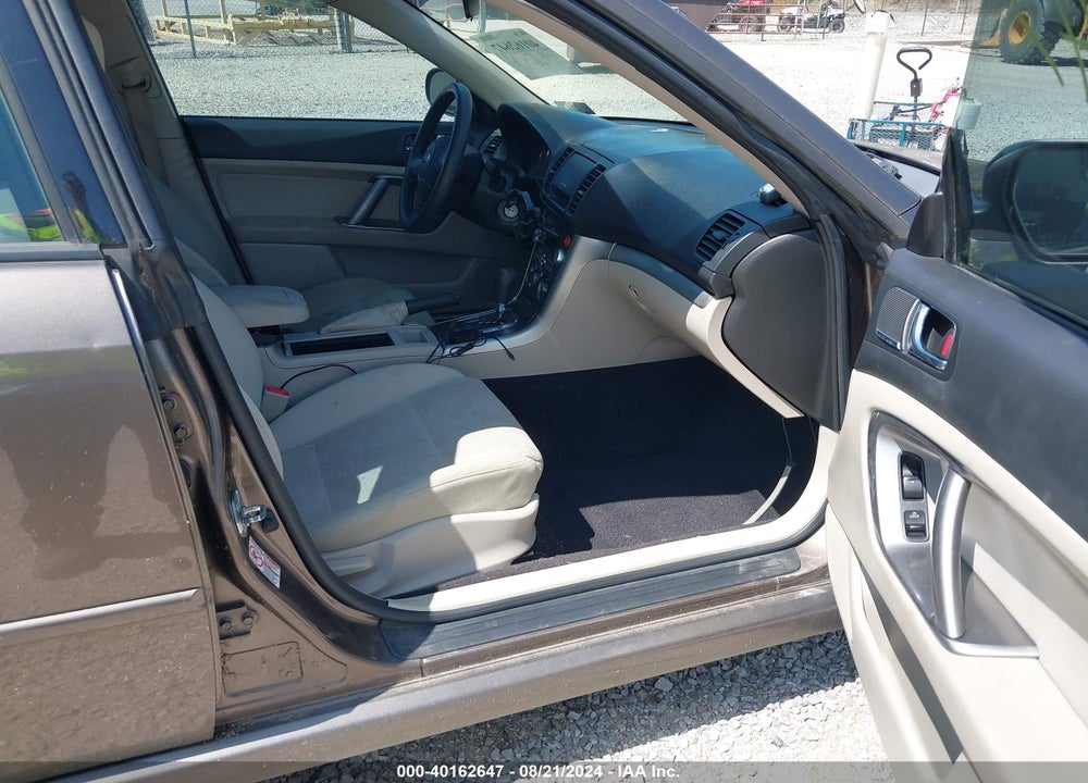 2009 SUBARU LEGACY 2.5I VIN: 4S3BL616597233138