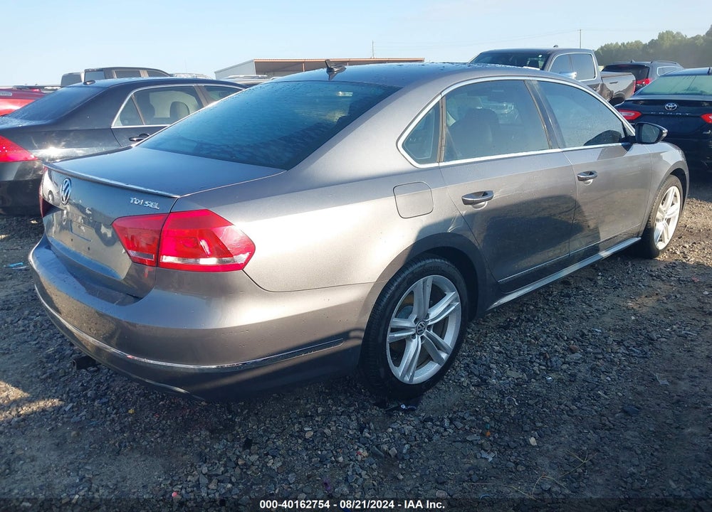 2012 VOLKSWAGEN PASSAT 2.0L TDI SEL PREMIUM VIN: 1VWCN7A30CC087477