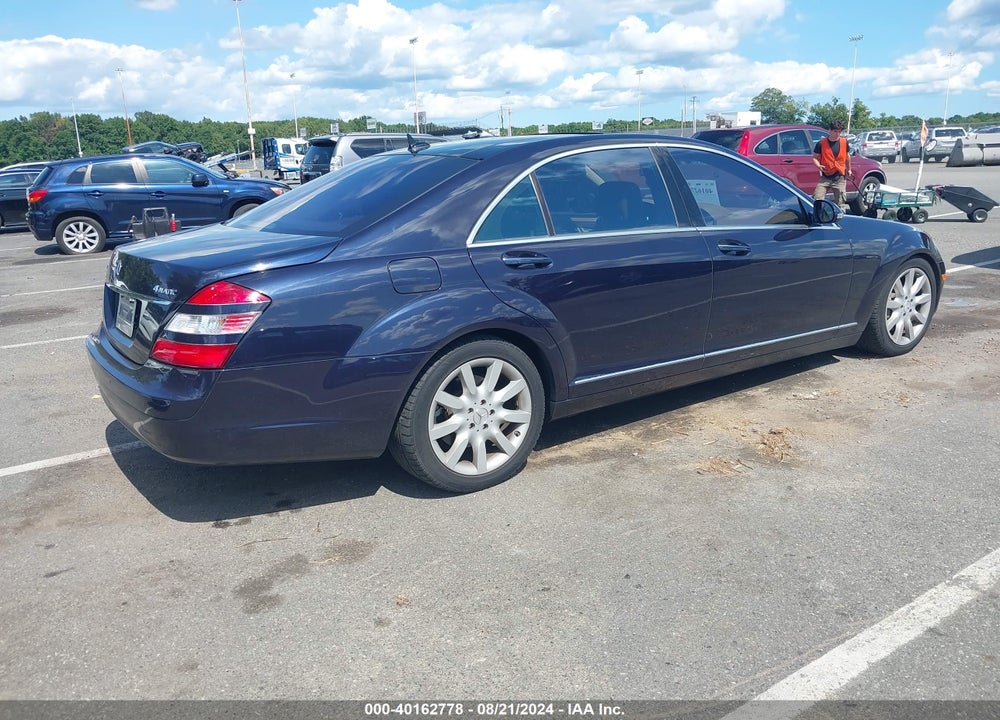 2007 MERCEDES-BENZ S 550 4MATIC VIN: WDDNG86X57A141841