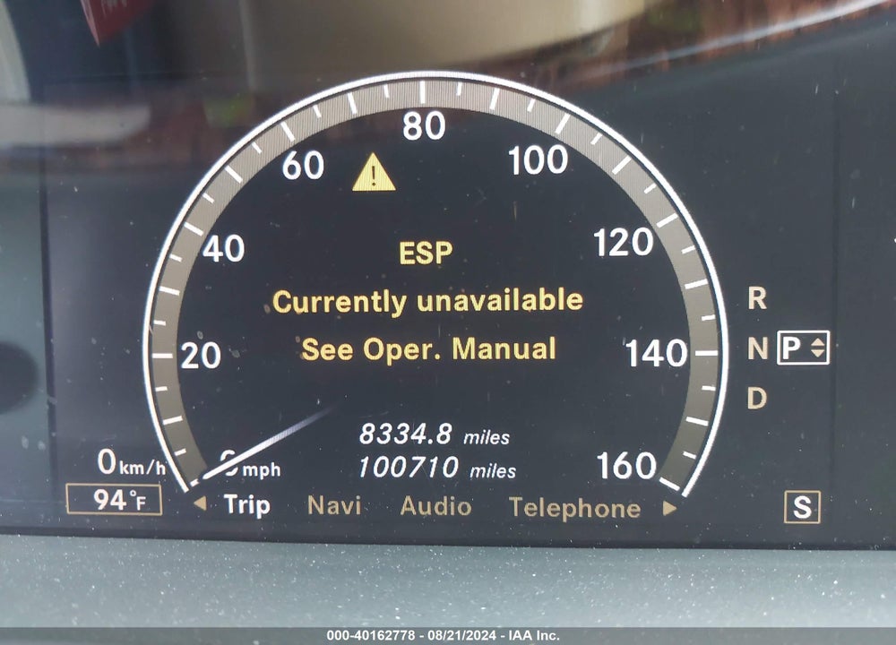 2007 MERCEDES-BENZ S 550 4MATIC VIN: WDDNG86X57A141841