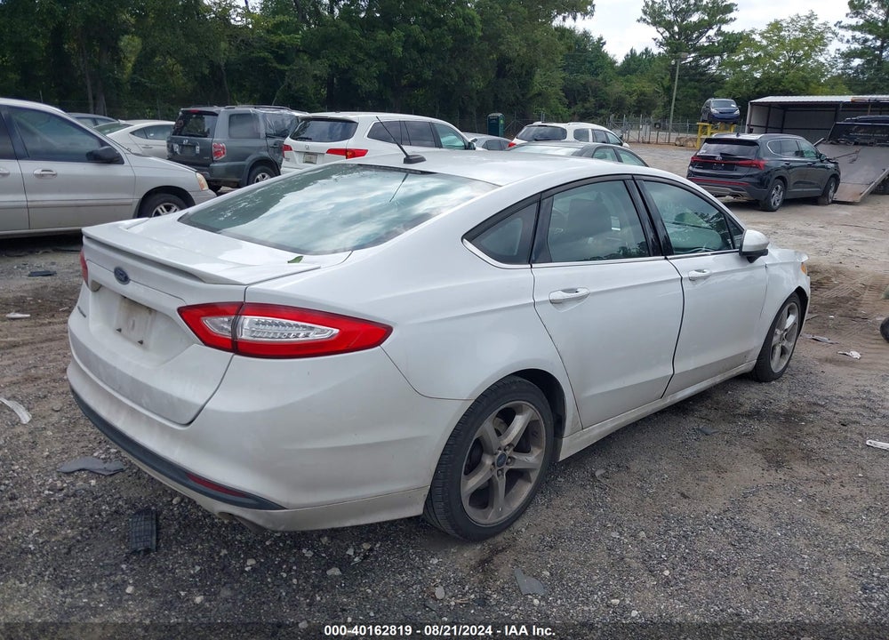 2016 FORD FUSION S VIN: 3FA6P0G77GR363811
