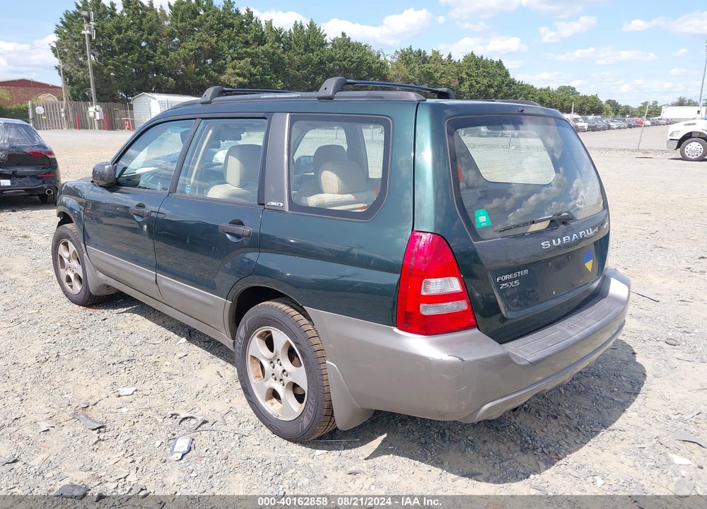 2003 SUBARU FORESTER XS VIN: JF1SG65633H726466