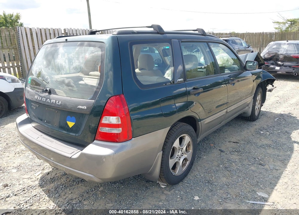 2003 SUBARU FORESTER XS VIN: JF1SG65633H726466