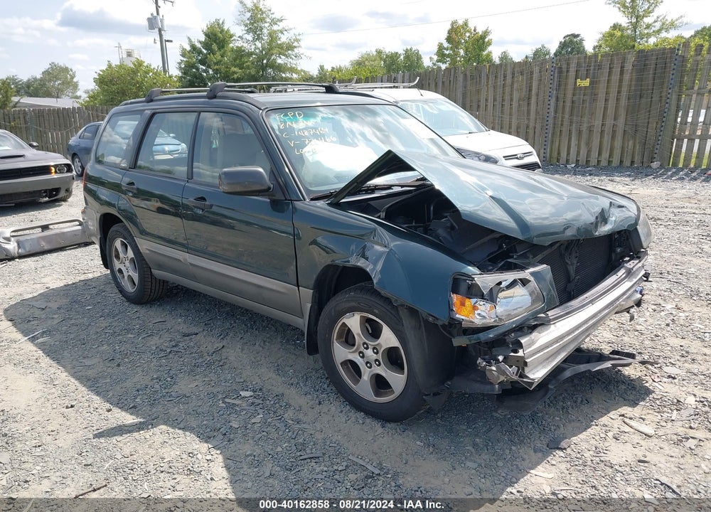 2003 SUBARU FORESTER XS VIN: JF1SG65633H726466